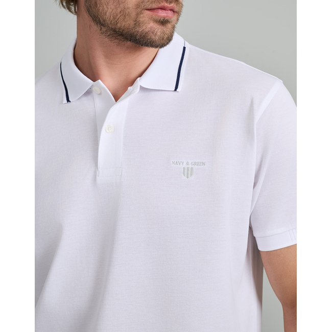 Product NAVY&GREEN POLO SHIRT base image