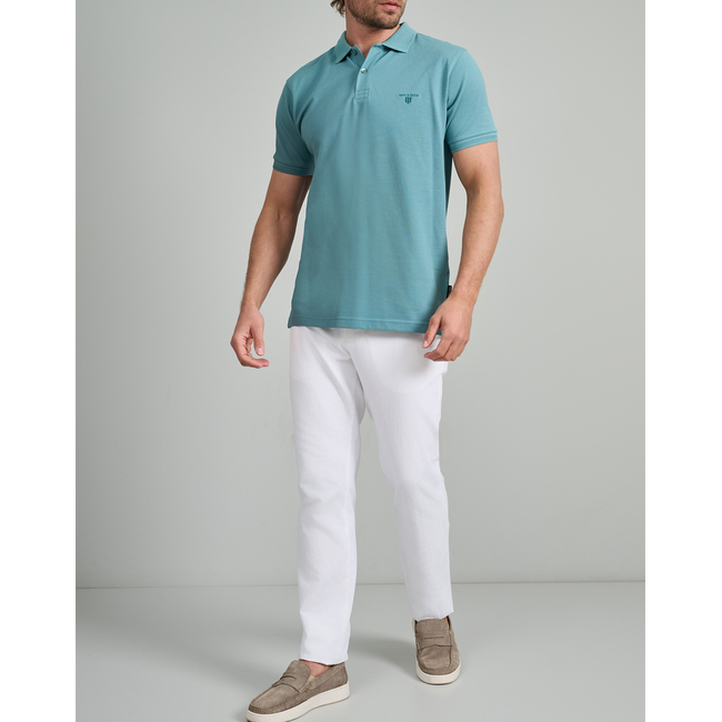 Product NAVY&GREEN POLO SHIRT, YOUNG LINE base image