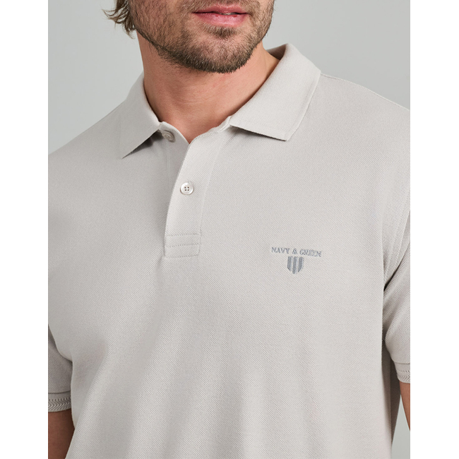 Product NAVY&GREEN POLO SHIRT, YOUNG LINE base image