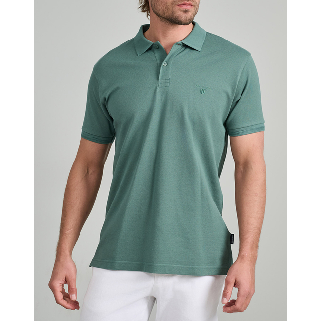 Product NAVY&GREEN POLO SHIRT, YOUNG LINE base image