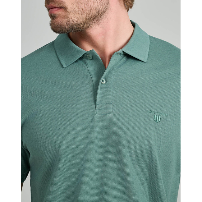 Product NAVY&GREEN POLO SHIRT, YOUNG LINE base image
