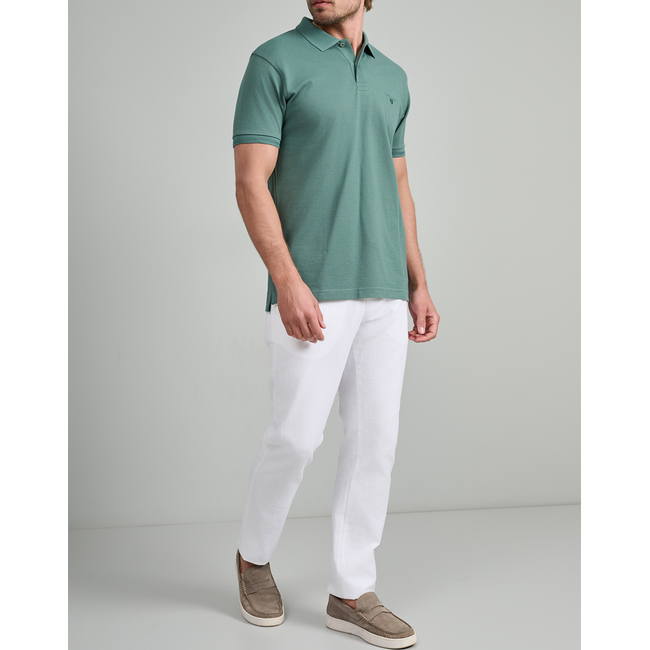 Product NAVY&GREEN POLO SHIRT, YOUNG LINE base image
