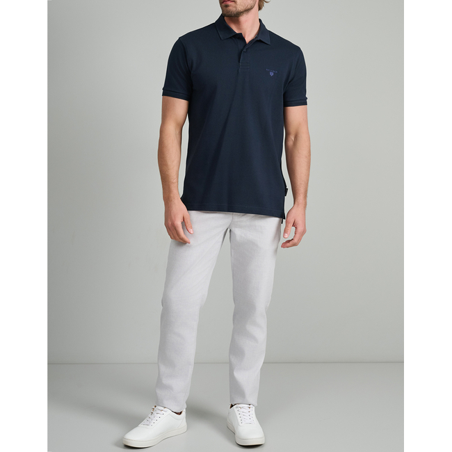 Product NAVY&GREEN POLO SHIRT, YOUNG LINE base image