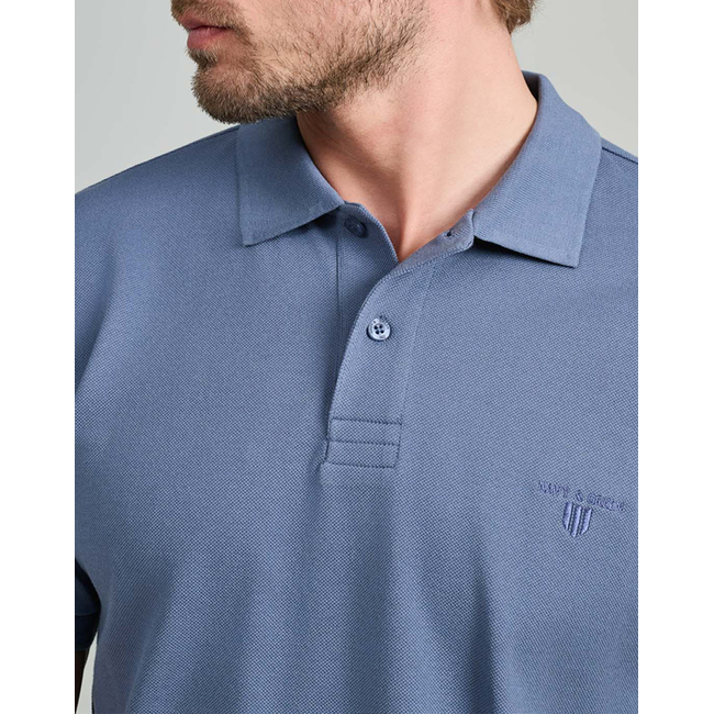Product NAVY&GREEN POLO SHIRT, YOUNG LINE base image