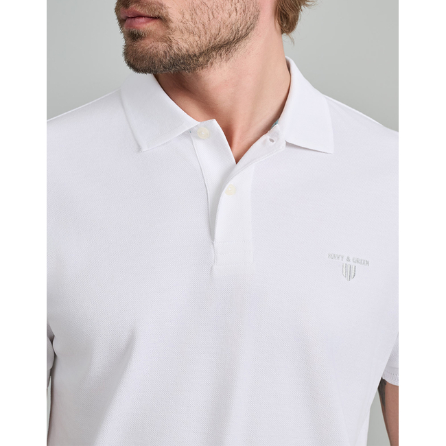 Product NAVY&GREEN POLO SHIRT, YOUNG LINE base image
