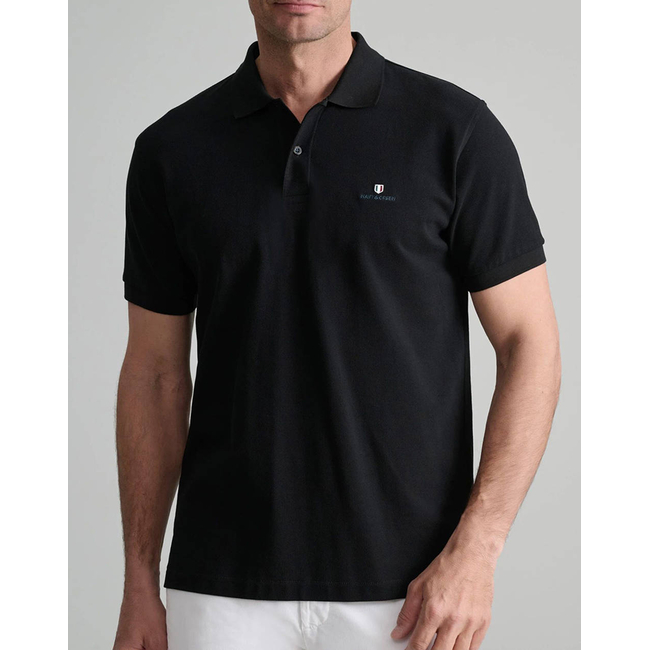 Product NAVY&GREEN ΜΠΛΟΥΖΑΚΙ ΠΟΛΟ M/ΧΡΩΜΟ, CUSTOM FIT base image