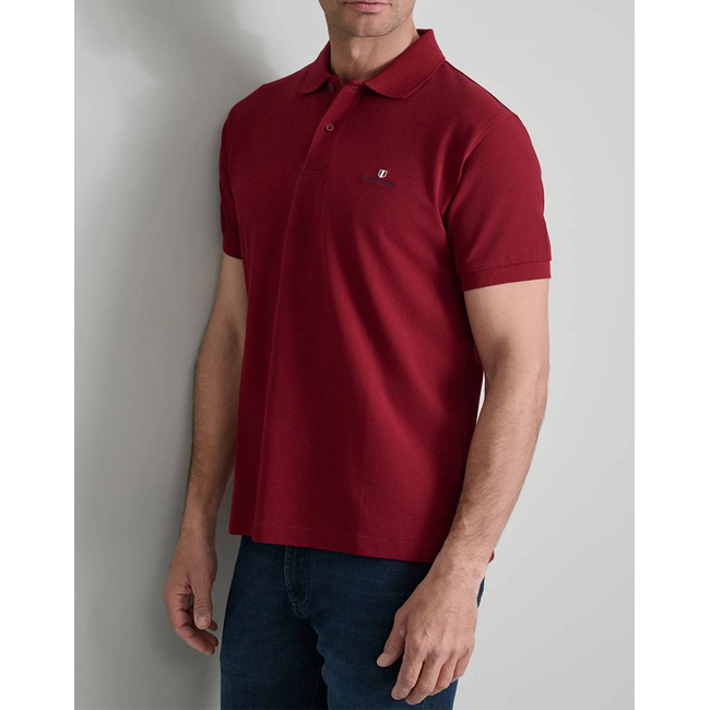 Product NAVY&GREEN POLO SHIRT SOL/COL, CUSTOM FIT base image