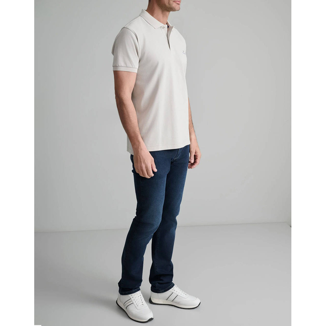 Product NAVY&GREEN ΜΠΛΟΥΖΑΚΙ ΠΟΛΟ M/ΧΡΩΜΟ, CUSTOM FIT base image