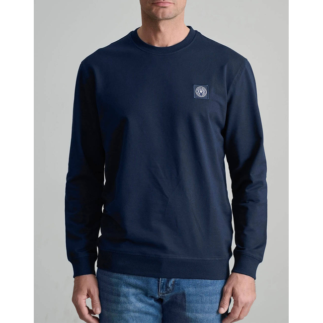 Product NAVY&GREEN ΜΠΛΟΥΖΑ ΦΟΥΤΕΡ ΛΑΙΜΟΚΟΨΗ base image