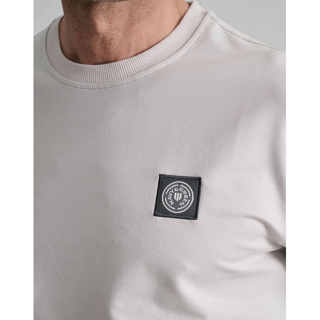 Product NAVY&GREEN ΜΠΛΟΥΖΑ ΦΟΥΤΕΡ ΛΑΙΜΟΚΟΨΗ base image