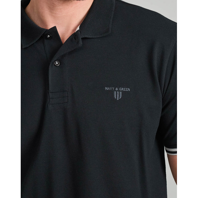 Product NAVY&GREEN POLO SHIRT base image