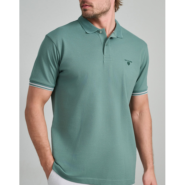 Product NAVY&GREEN POLO SHIRT base image