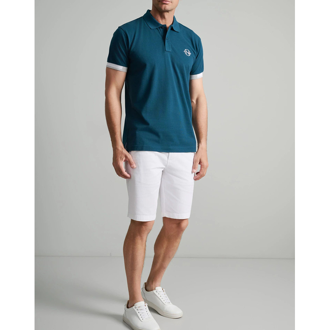 Product NAVY&GREEN ΜΠΛΟΥΖΑΚΙ ΠΟΛΟ, CUSTOM FIT base image