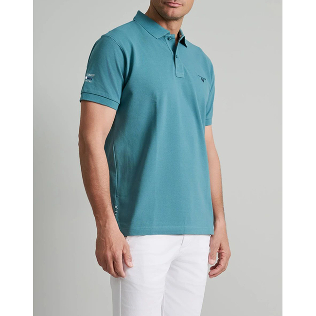 Product NAVY&GREEN ΜΠΛΟΥΖΑΚΙ ΠIKE ΠΟΛΟ, CUSTOM FIT base image