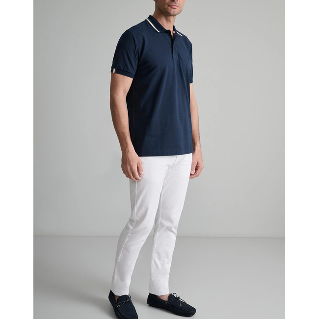 Product NAVY&GREEN ΜΠΛΟΥΖΑΚΙ ΠΟΛΟ, CUSTOM FIT base image