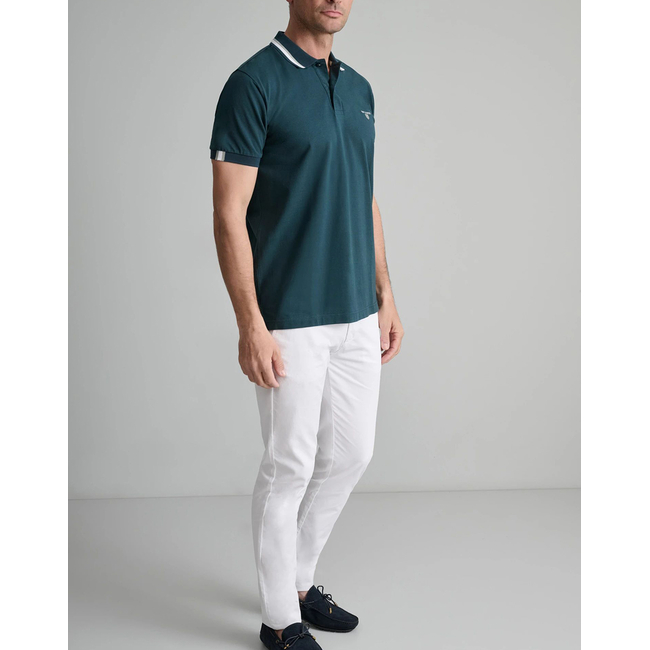Product NAVY&GREEN ΜΠΛΟΥΖΑΚΙ ΠΟΛΟ, CUSTOM FIT base image