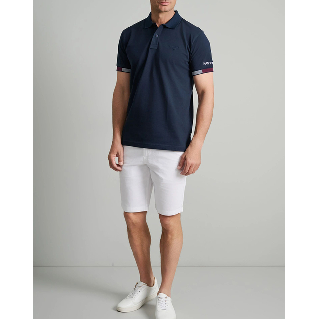 Product NAVY&GREEN ΜΠΛΟΥΖΑΚΙ ΠΟΛΟ, CUSTOM FIT base image