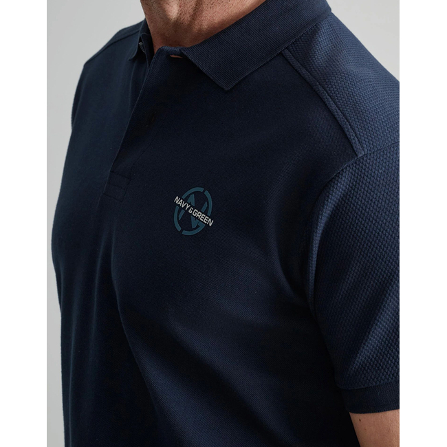 Product NAVY&GREEN POLO SHIRT base image