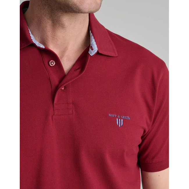 Product NAVY&GREEN POLO SHIRT base image