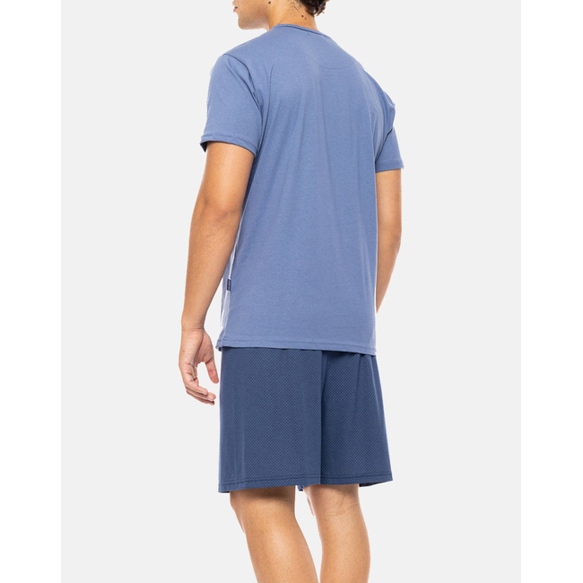 Product PINK LABEL PYJAMA V NAVY MOSS base image