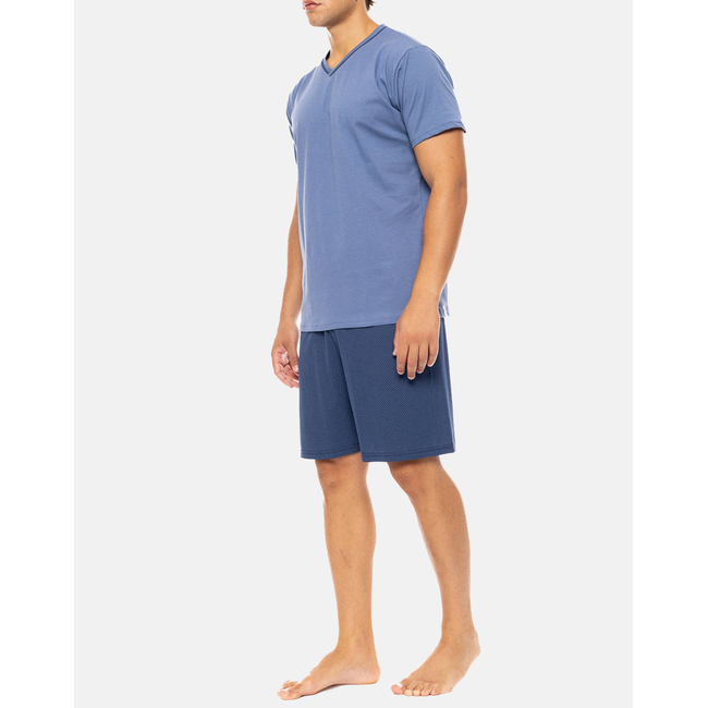 Product PINK LABEL PYJAMA V NAVY MOSS base image