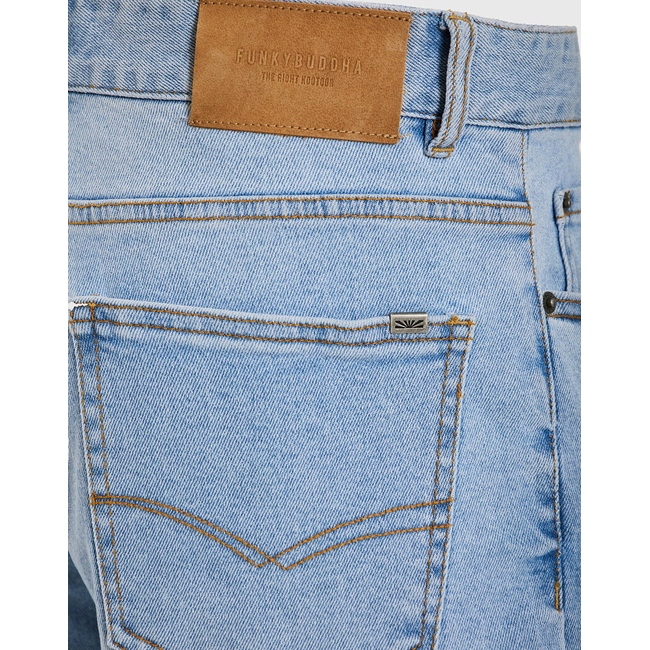 Product FUNKY BUDDHA Ανδρική Τζιν Βερμούδα base image
