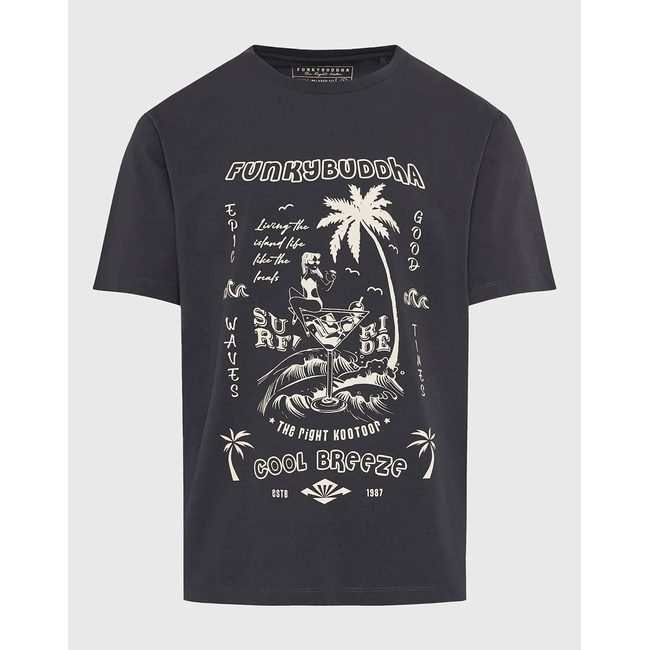 Product FUNKY BUDDHA Men's Short Sleeve T-Shirt With Print base image
