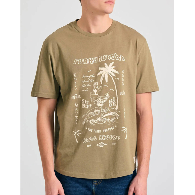 Product FUNKY BUDDHA Men's Short Sleeve T-Shirt With Print base image