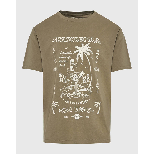 Product FUNKY BUDDHA Men's Short Sleeve T-Shirt With Print base image