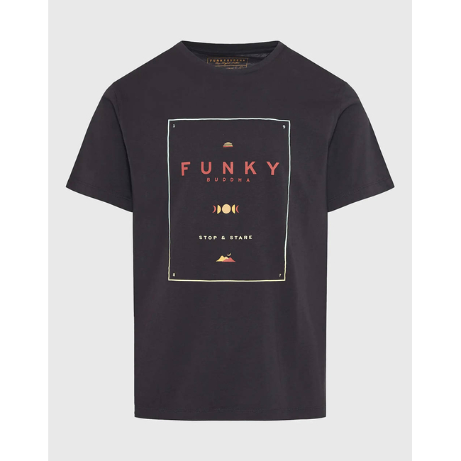 Product FUNKY BUDDHA Ανδρική Μπλούζα Κοντό Μανίκι Με Τύπωμα base image