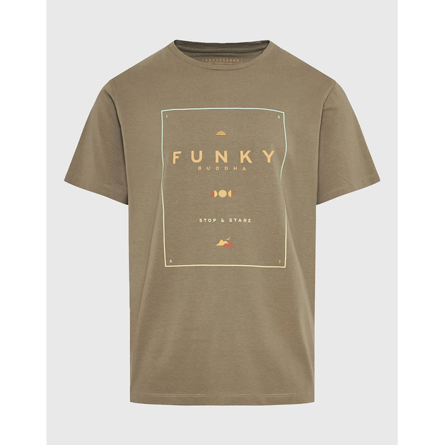 Product FUNKY BUDDHA Men's Short Sleeve T-Shirt With Print base image