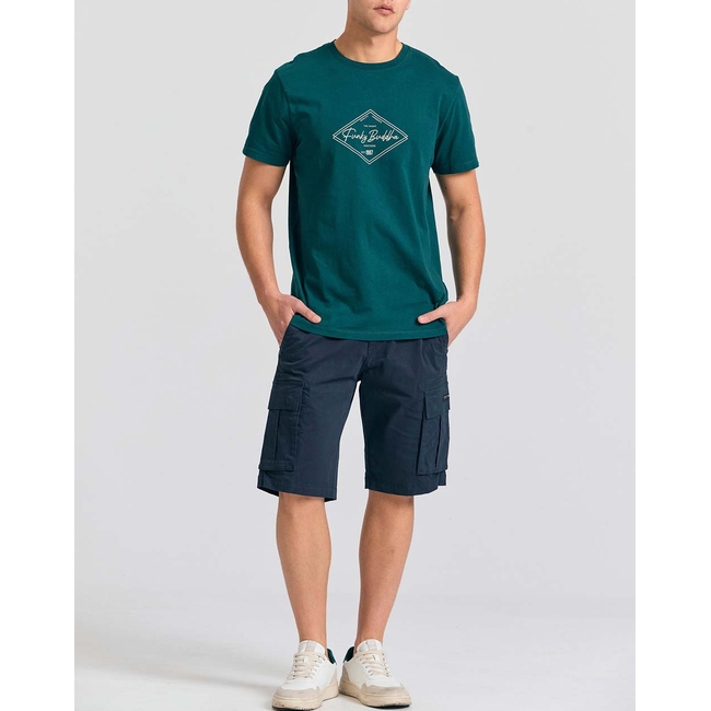 Product FUNKY BUDDHA Ανδρική Μπλούζα Κοντό Μανίκι Με Τύπωμα base image