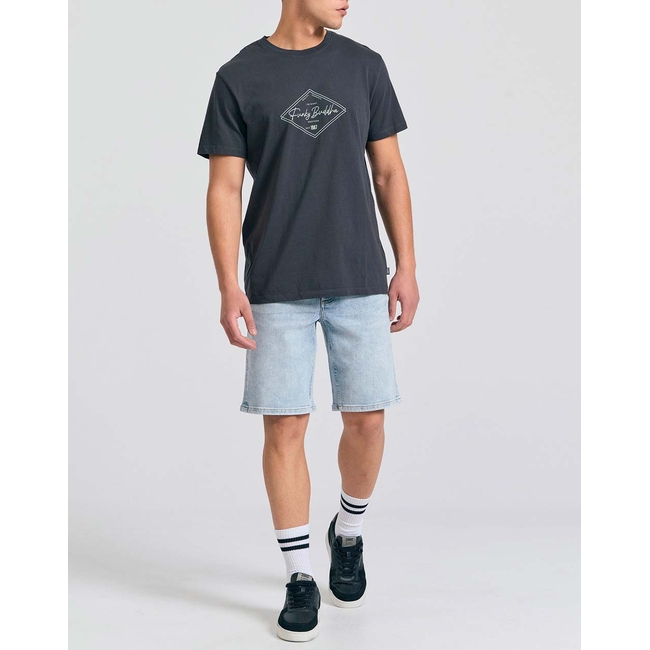 Product FUNKY BUDDHA Ανδρική Μπλούζα Κοντό Μανίκι Με Τύπωμα base image