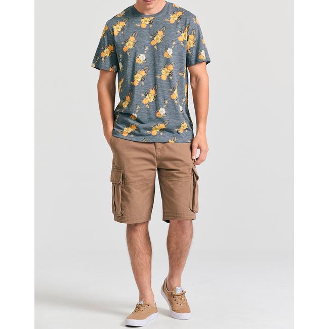 Product FUNKY BUDDHA Ανδρική Μπλούζα Κοντό Μανίκι Με Τύπωμα base image