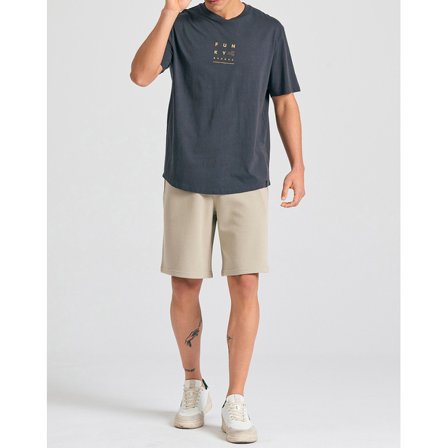Product FUNKY BUDDHA Ανδρική Μπλούζα Κοντό Μανίκι Με Τύπωμα base image