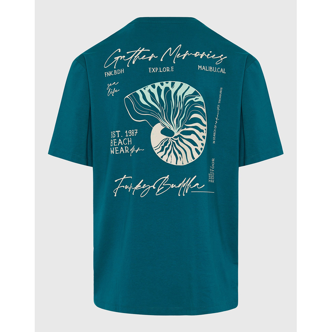 Product FUNKY BUDDHA Ανδρική Μπλούζα Κοντό Μανίκι Με Τύπωμα base image