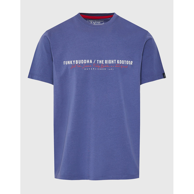 Product FUNKY BUDDHA Ανδρική Μπλούζα Κοντό Μανίκι Με Τύπωμα base image