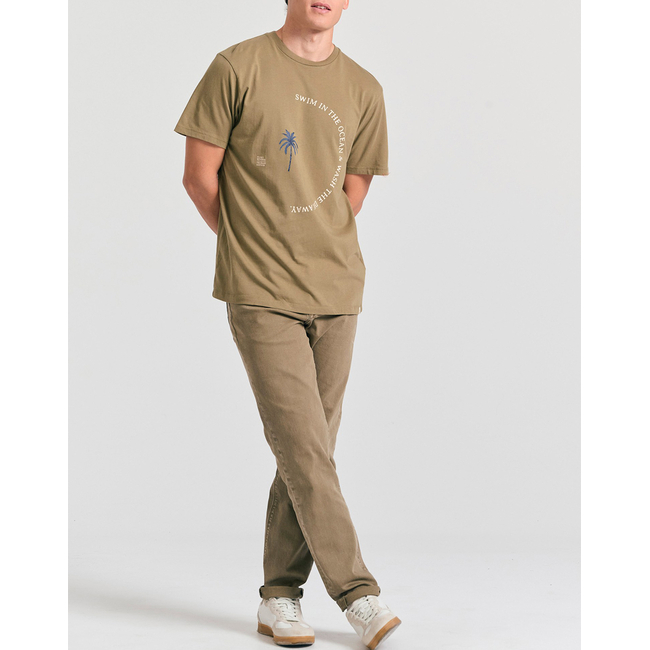 Product FUNKY BUDDHA Ανδρική Μπλούζα Κοντό Μανίκι Με Τύπωμα base image