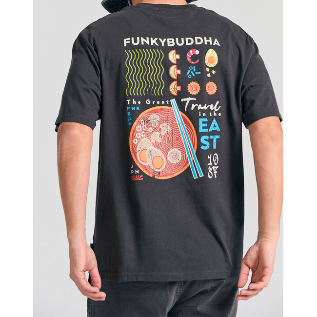 Product FUNKY BUDDHA Ανδρική Μπλούζα Κοντό Μανίκι Με Τύπωμα base image
