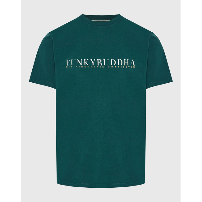Product FUNKY BUDDHA Ανδρική Μπλούζα Κοντό Με Τύπωμα base image