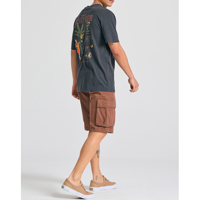 Product FUNKY BUDDHA Ανδρική Μπλούζα Κοντό Μανίκι Με Τύπωμα base image