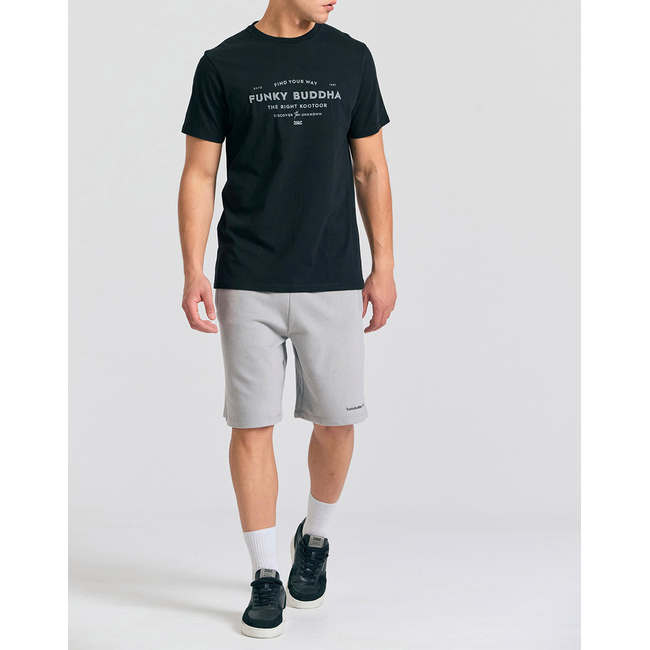 Product FUNKY BUDDHA Ανδρική Μπλούζα Κοντό Μανίκι Με Τύπωμα base image