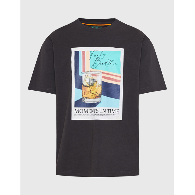 Product FUNKY BUDDHA Ανδρική Μπλούζα Κοντό Μανίκι Με Τύπωμα base image
