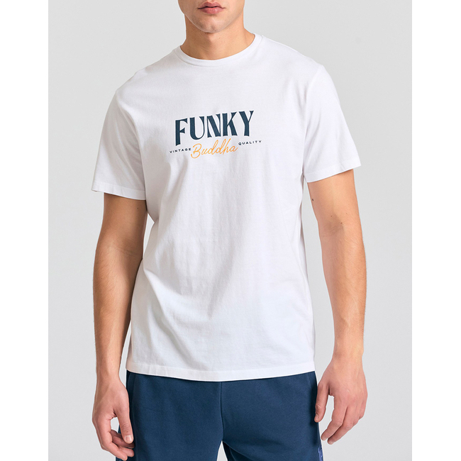 Product FUNKY BUDDHA Ανδρική Μπλούζα Κοντό Μανίκι Με Τύπωμα base image