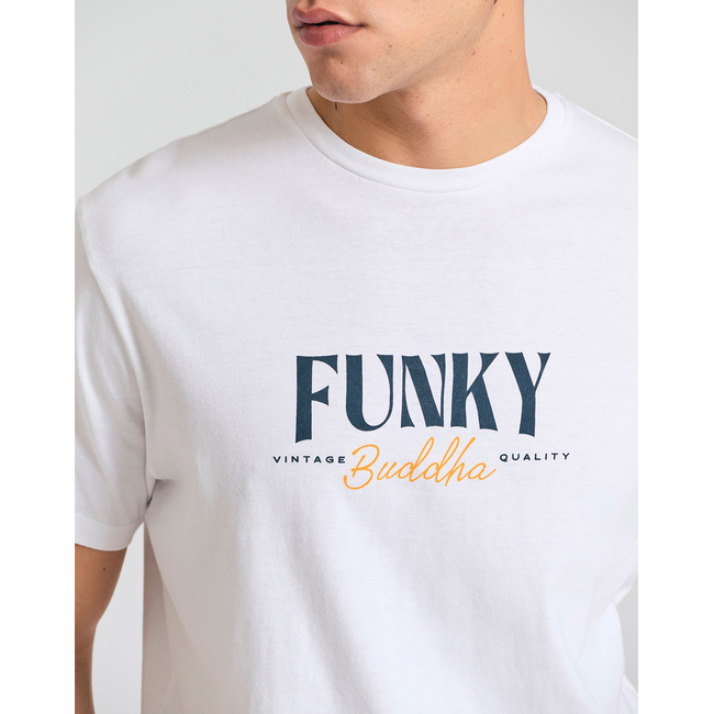 Product FUNKY BUDDHA Ανδρική Μπλούζα Κοντό Μανίκι Με Τύπωμα base image