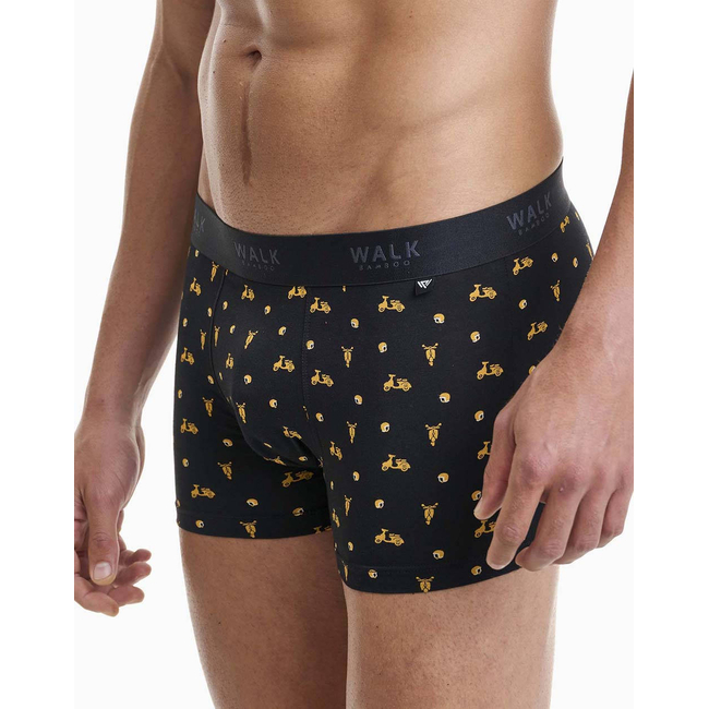 Product WALK MEN'S BAMBOO BOXERS WITH VESPA PATTERN base image
