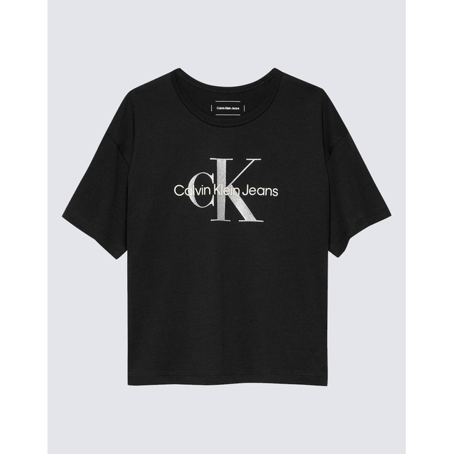 Product CALVIN KLEIN JEANS MONOLOGO GLITTER SS T-SHIRT base image