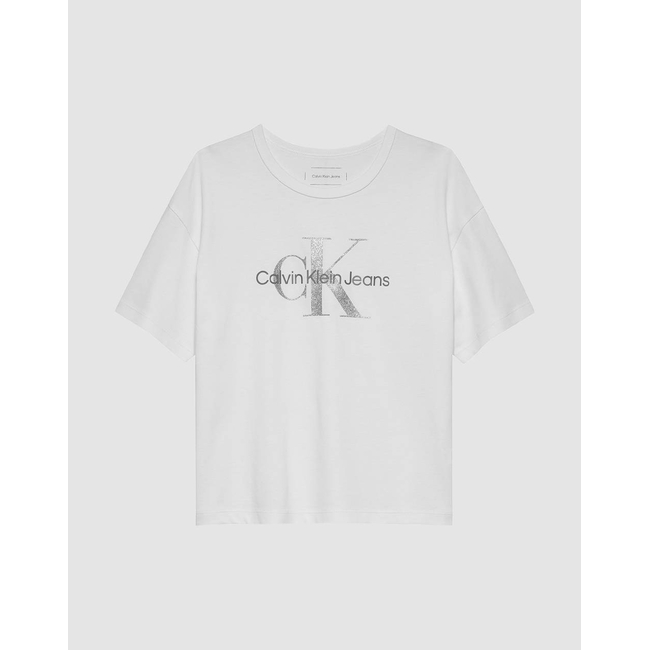 Product CALVIN KLEIN JEANS MONOLOGO GLITTER SS T-SHIRT base image