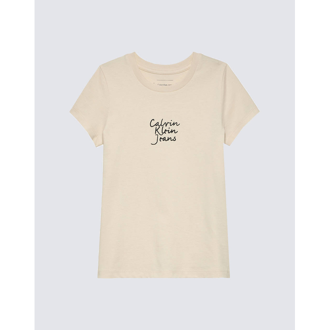 Product CALVIN KLEIN JEANS HANDWRITING LOGO SS SLIM T-SHIRT base image