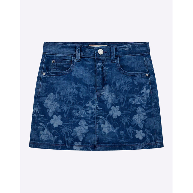Product GUESS STRETCH DENIM SKIRT - POLY COTTON SERIOUS STR INDIGO SKIRT KIDS GIRL base image